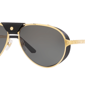 Cartier Unisex Sunglass CT0296S -  Frame color: Gold, Lens color: Grey