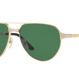 Cartier Man Sunglass CT0425S -  Frame color: Gold, Lens color: Green