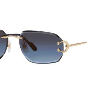 Cartier Man Sunglass CT0468S -  Frame color: Gold, Lens color: Blue