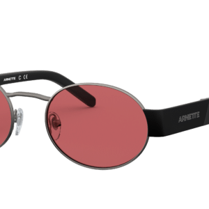 Arnette Man Sunglass AN3081 LARS -  Frame color: Matte Brushed Gunmetal, Lens color: Pink