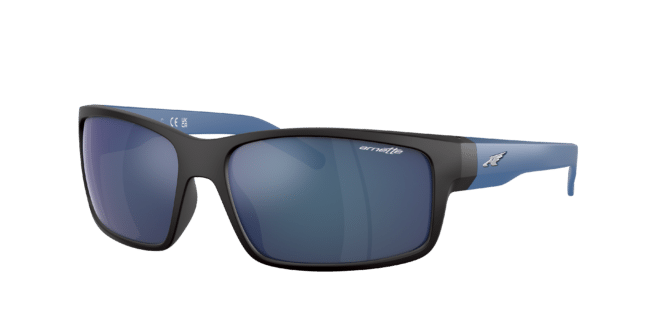 Arnette Man Sunglass AN4202 Fastball -  Frame color: Rubber Black, Lens color: Blue Mirror