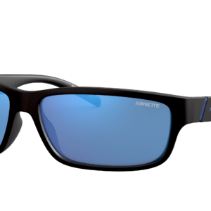 Arnette Unisex Sunglass AN4271 Zoro -  Frame color: Matte Black, Lens color: Blue Mirror