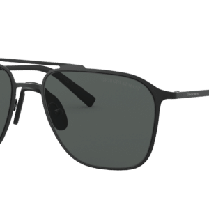 Giorgio Armani Man Sunglass AR6110 -  Frame color: Matte Black, Lens color: Grey