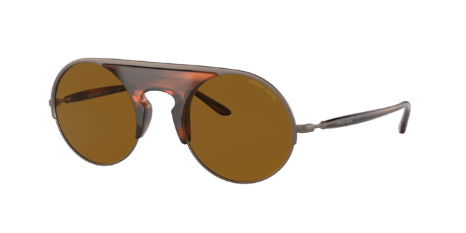 Giorgio Armani Man Sunglass AR6128 -  Frame color: Matte Bronze, Lens color: Brown