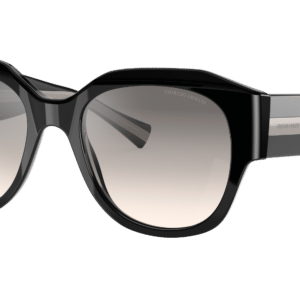 Giorgio Armani Woman Sunglass AR8140 -  Frame color: Black, Lens color: Gradient Brown Mirror Silver