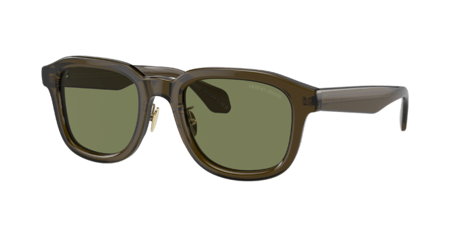 Giorgio Armani Man Sunglass AR8206 -  Frame color: Transparent Green, Lens color: Green