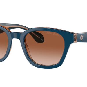 Giorgio Armani Man Sunglass AR8207 -  Frame color: Top Blue/Transparent Brown, Lens color: Gradient Brown