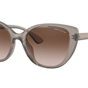 Armani Exchange Woman Sunglass AX4111SU -  Frame color: Transparent Tundra, Lens color: Gradient Brown