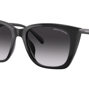 Armani Exchange Woman Sunglass AX4116SU -  Frame color: Shiny Black, Lens color: Gradient Grey