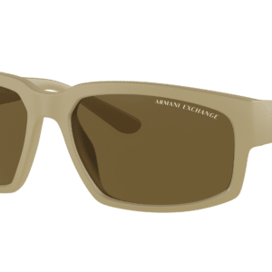 Armani Exchange Man Sunglass AX4142SU -  Frame color: Matte Beige, Lens color: Dark Brown