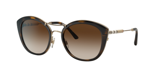 Burberry Woman Sunglass BE4251Q -  Frame color: Dark Havana, Lens color: Brown Gradient