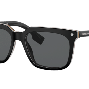 Burberry Man Sunglass BE4337 Carnaby -  Frame color: Black, Lens color: Dark Grey