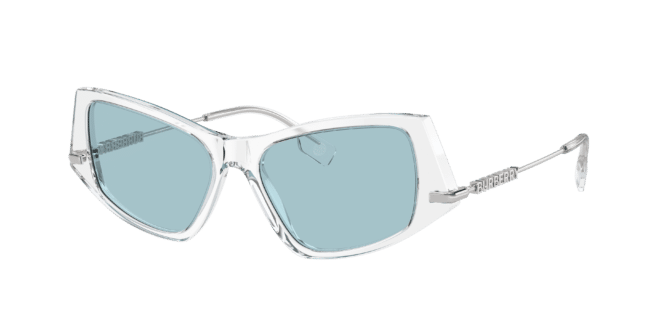 Burberry Woman Sunglass BE4408 -  Frame color: Transparent, Lens color: Light Azure