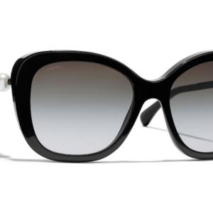 Chanel Woman Sunglass Square Sunglasses CH5339H -  Frame color: Black, Lens color: Grey