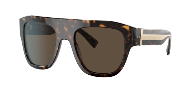 Dolce and Gabbana Woman Sunglass DG4398 -  Frame color: Havana, Lens color: Dark Brown