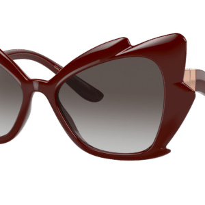 Dolce and Gabbana Woman Sunglass DG6166 -  Frame color: Bordeaux, Lens color: Light Grey Gradient Black