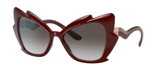 Dolce and Gabbana Woman Sunglass DG6166 -  Frame color: Bordeaux, Lens color: Light Grey Gradient Black