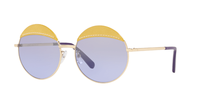 Loewe Woman Sunglass LW40007U -  Frame color: Gold, Lens color: Purple Grad