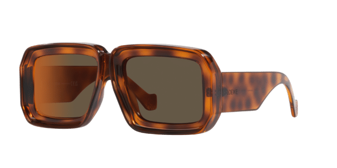 Loewe Unisex Sunglass Paulas Ibiza LW40064U -  Frame color: Tortoise, Lens color: Brown