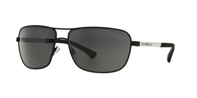 Emporio Armani Man Sunglass EA2033 -  Frame color: Rubber Black, Lens color: Grey