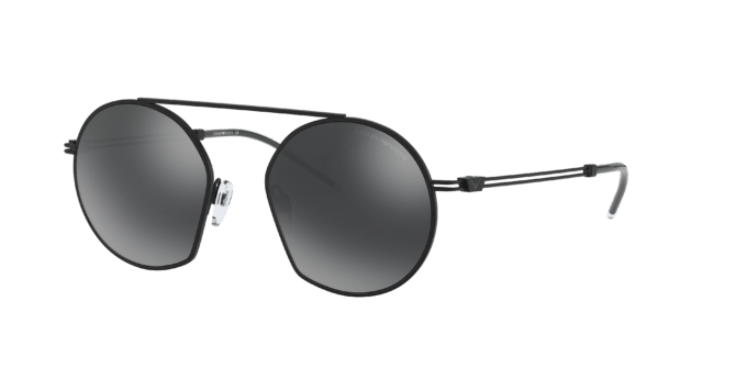 Emporio Armani Man Sunglass EA2078 -  Frame color: Matte Black, Lens color: Mirror Black