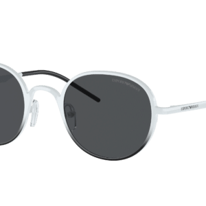 Emporio Armani Woman Sunglass EA2151 -  Frame color: Shiny White/Black, Lens color: Dark Grey