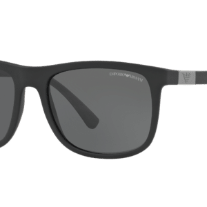 Emporio Armani Man Sunglass EA4079 -  Frame color: Matte Black, Lens color: Grey