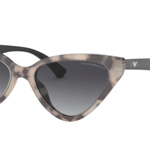 Emporio Armani Woman Sunglass EA4136 -  Frame color: Shiny Pink Havana, Lens color: Gradient Grey