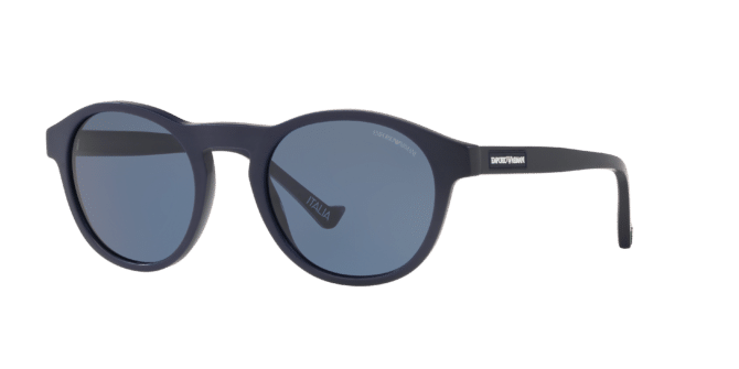 Emporio Armani Man Sunglass EA4138 -  Frame color: Matte Blue, Lens color: Blue