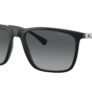 Emporio Armani Man Sunglass EA4150 -  Frame color: Matte Black, Lens color: Polar Gradient Grey