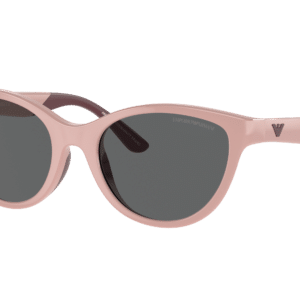 Emporio Armani Unisex Sunglass EK4003 Kids -  Frame color: Shiny Pink, Lens color: Dark Grey