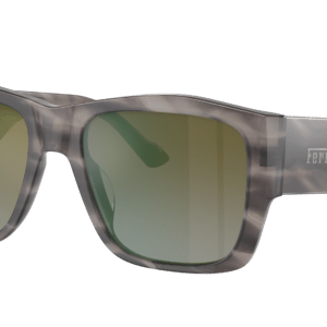 Ferrari Unisex Sunglass FH2003U -  Frame color: Striped Grey, Lens color: Gradient Green Mirror