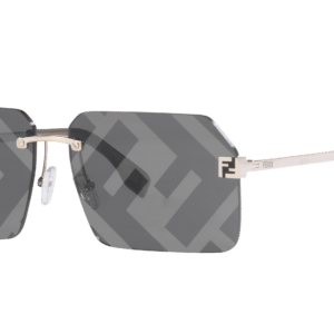 Fendi Man Sunglass FE40043U -  Frame color: Grey Shiny, Lens color: Grey Mirror