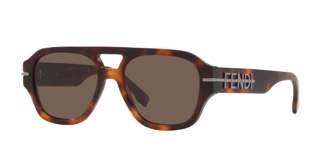 Fendi Man Sunglass Fendigraphy FE40130I -  Frame color: Tortoise Blonde, Lens color: Brown