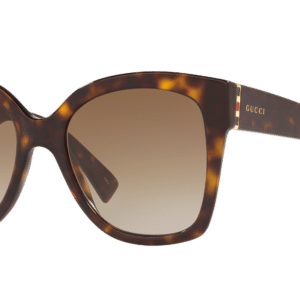 Gucci Unisex Sunglass GG0459S -  Frame color: Tortoise, Lens color: Brown