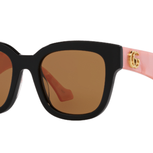 Gucci Woman Sunglass GG0998S -  Frame color: Black, Lens color: Brown