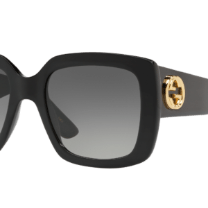 Gucci Unisex Sunglass GG0141SN -  Frame color: Black, Lens color: Black