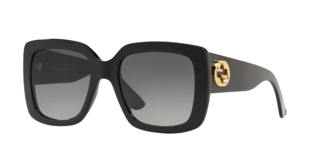 Gucci Unisex Sunglass GG0141SN -  Frame color: Black, Lens color: Black