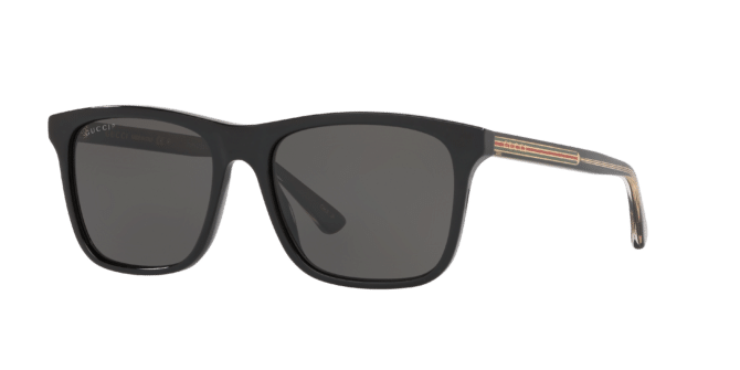 Gucci Man Sunglass GG0381SN -  Frame color: Black, Lens color: Black