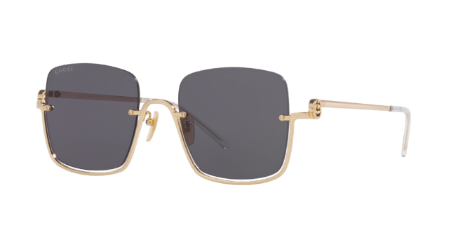 Gucci Woman Sunglass GG1279S -  Frame color: Gold, Lens color: Grey