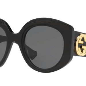 Gucci Woman Sunglass GG1308S -  Frame color: Black, Lens color: Grey