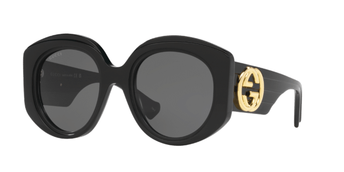 Gucci Woman Sunglass GG1308S -  Frame color: Black, Lens color: Grey