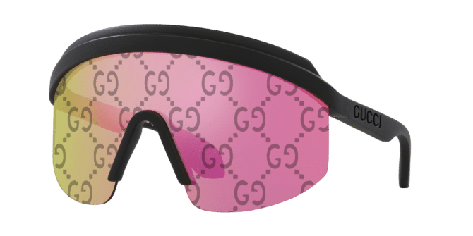 Gucci Woman Sunglass GG1477S-004 -  Frame color: Black, Lens color: Pink