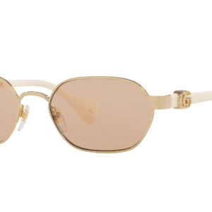 Gucci Woman Sunglass GG1593S -  Frame color: Gold, Lens color: Pink