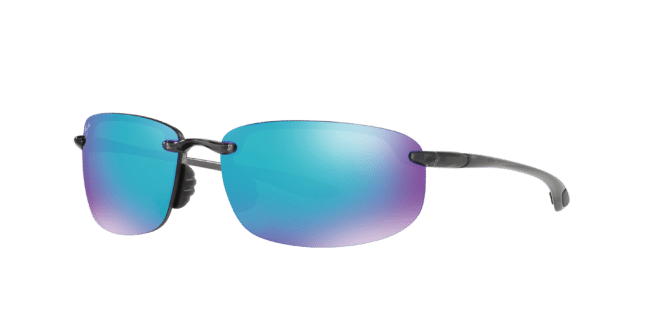 Maui Jim Unisex Sunglass Hookipa -  Frame color: Grey, Lens color: Blue Hawaii Mirror Polarized