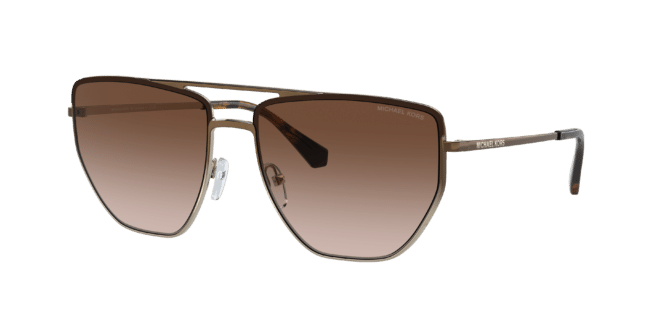 Michael Kors Woman Sunglass MK1126 Paros -  Frame color: Mink Light Gold Gradient, Lens color: Brown Gradient