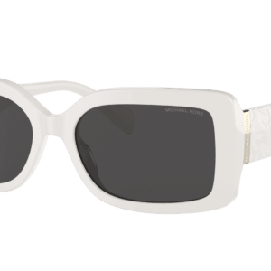 Michael Kors Woman Sunglass MK2165 Corfu -  Frame color: Optic White, Lens color: Dark Grey Solid