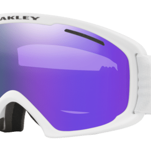 Oakley Unisex Sunglass OO7112 O-Frame 2.0 PRO XL Snow Goggles -  Frame color: Matte White, Lens color: Violet Iridium