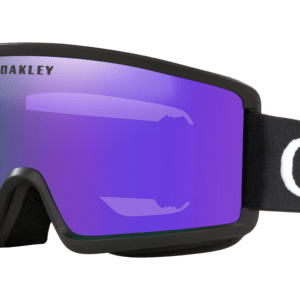 Oakley Man Sunglass OO7122 Target Line S Snow Goggles -  Frame color: Matte Black, Lens color: Violet Iridium