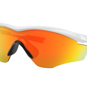 Oakley Unisex Sunglass OO9343 M2 Frame XL -  Frame color: Polished White, Lens color: Fire Iridium